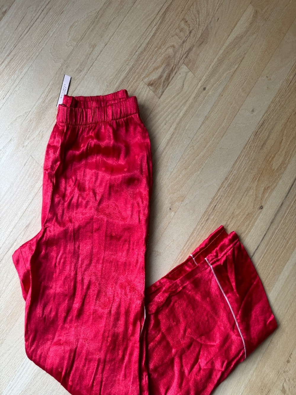 NWT medium Victoria’s Secret red polka dot pajama pants